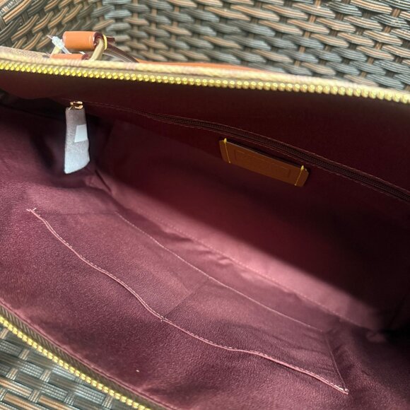 coach Gallery Tote Bag In Signature Canvas With Rose Print cz180 - Picture 7 of 8